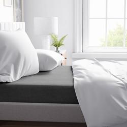 RoyalTextile - Flanel Premium Laken Antraciet Laken - 260 x 250