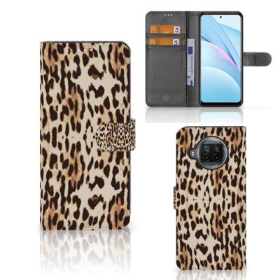 Xiaomi Mi 10T Lite | Telefoonhoesje | Met pasjeshouder | Leopard