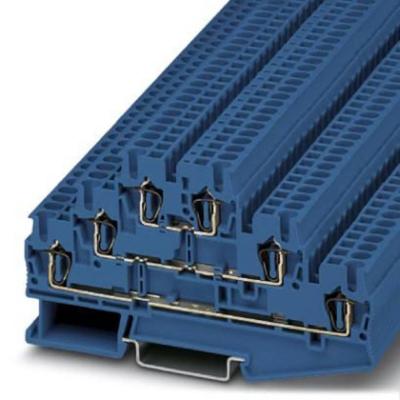 Phoenix Contact ST 2,5-3L BU 3038710 Doorgangsserieklem Aantal polen: 6 0.08 mm² 2.5 mm² Blauw 50 stuk(s)