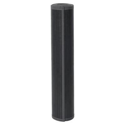 Vloerkleed rechthoekig 100x200 cm bamboe grijs