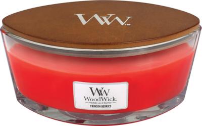 WoodWick crimson berries ellipse candle