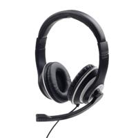 Gembird CaratteristicheCuffia stereo con braccio microfono mobilePratica unitÃƒÂ  di con Over Ear headset Kabel Zwart, Rood Volumeregeling, Headset - thumbnail