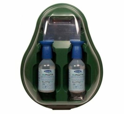Oogspoelstation met 2 x 200ml oogspoelflessen - Oogspoelstation met 2 x 200 ml oogspoelflessen
