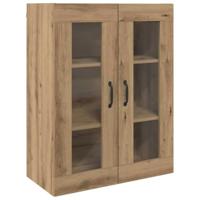 Hangende Wandkast Bruin 69.5 x 34 x 90 cm Bewerkt hout - thumbnail