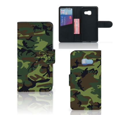 Samsung Galaxy A3 2017 Telefoon Hoesje Army Dark Samsung Galaxy A3 2017 Telefoon Hoesje Army Dark