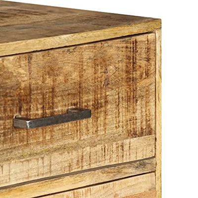 Ladekast 45x35x106 cm massief mangohout