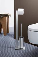 Zack Linea Toiletbutler 73X16.8X12.7cm Mat Gesatineerd RVS 40382 - thumbnail