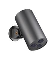 Hoofddouche BWS Sensa Cilinder Muurmontage Gunmetal PVD - thumbnail