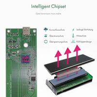 ICY BOX IB-1916M-C32 SDD-behuizing Zwart M.2 - thumbnail