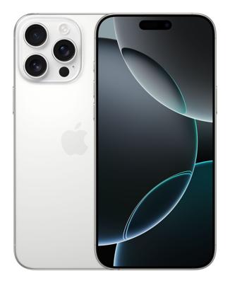 Refurbished iPhone 16 Pro Max 512 GB Wit Licht gebruikt