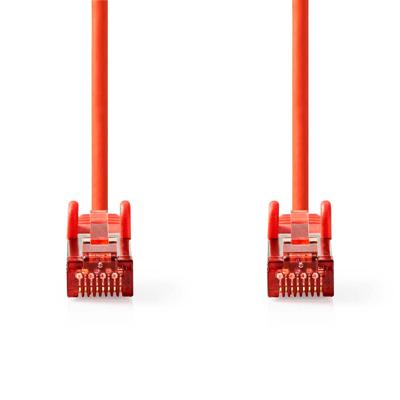 CAT6-kabel | RJ45 Male | RJ45 Male | S/FTP | 1.00 m | Rond | LSZH | Rood