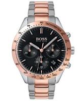 Boss Hugo Boss Heren chronograaf Talent tweekleurig roestvrijstalen armbandhorloge, 42 mm - thumbnail