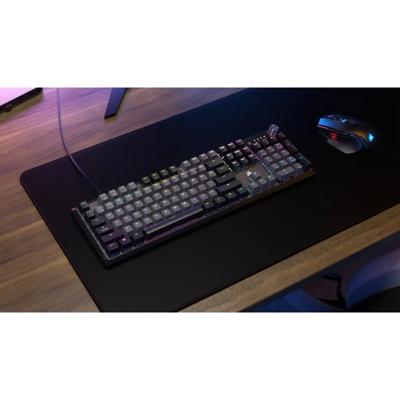 Mechanisch gamingtoetsenbord - CORSAIR - K70 CORE RGB - CORSAIR Rode lineaire schakelaars - Geluidsisolatie - Draaiwiel - Grijs Mechanisch gamingtoetsenbord - CORSAIR - K70 CORE RGB - CORSAIR Rode lineaire schakelaars - Geluidsisolatie - Draaiwiel - Grijs