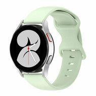 By Qubix - Compatible met Garmin Forerunner 55/245 / 645 - Solid color sportband - Groen - Compatible Garmin bandje - Bandbreedte: 20mm