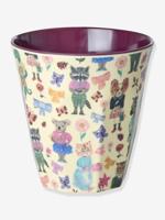 Melamine kinderbeker NATHALIE LETE 250 ml rice bordeauxrood - thumbnail