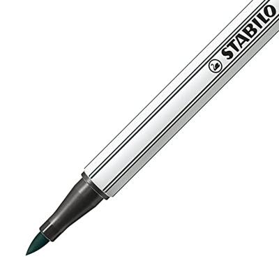 STABILO Pen 68 brush, premium brush viltstift, aarde groen, per stuk STABILO Pen 68 brush, premium brush viltstift, aarde groen, per stuk