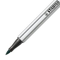 STABILO Pen 68 brush, premium brush viltstift, aarde groen, per stuk - thumbnail