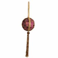 Hanger Ornament Traditioneel Bal Roze (30 cm) - thumbnail