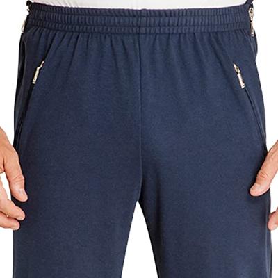 Heren trainingsbroek of revalidatiebroek met rits blauw Heren trainingsbroek of revalidatiebroek met rits blauw