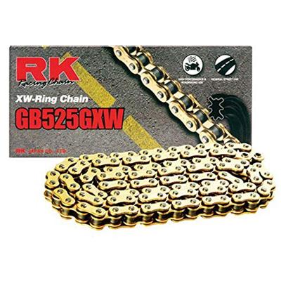 RK Chains 525 gxw 98 n gold/gold open