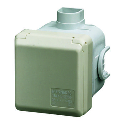 MENNEKES Mennekes 4125 CEE-wandcontactdoos 16 A 5-polig 400 V 1 stuk(s)