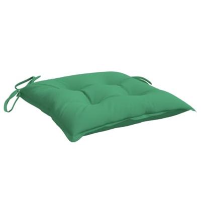 VidaXL Stoelkussens 4 st 40x40x7 cm oxford stof groen