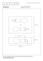 Lucide P45 - Filament lamp - Ø 4,5 cm - LED Dimb. - E14 - 1x4W 2700K - Transparant - thumbnail