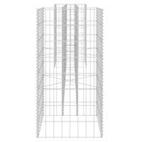 Gabion plantenbak H-vormig 260x40x80 cm staaldraad - thumbnail