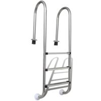 VidaXL Zwembadladder met 3 sporten 120 cm roestvrij staal 304 - thumbnail