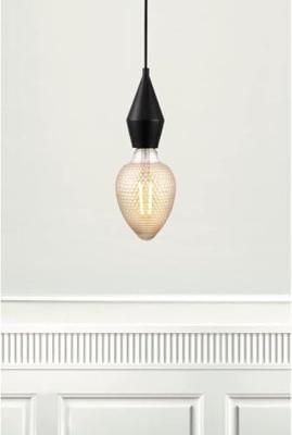 Deco lichtbron warm wit amgerglas 2W 'Avra' Deco lichtbron warm wit amgerglas 2W 'Avra'