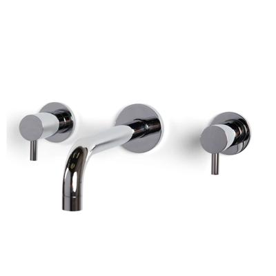 Wastafelmengkraan Inbouw Bongio Squadra 22 cm Uitloop 2 Hendels Chroom Bongio Wastafelmengkraan Inbouw Bongio Squadra 22 cm Uitloop 2 Hendels Chroom Bongio