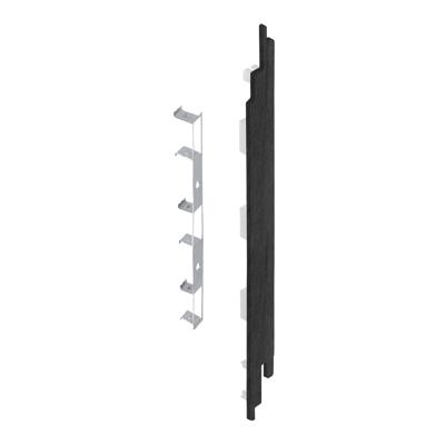 Keralit Eindkap rechts Zwart eiken (2885) (Sponningdeel 190)