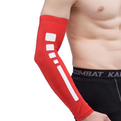 Mannen Outdoor sporten elastische ademend anti-slip elleboog Arm mouw UV Protective Gear maat: XL (rood) Mannen Outdoor sporten elastische ademend anti-slip elleboog Arm mouw UV Protective Gear maat: XL (rood)