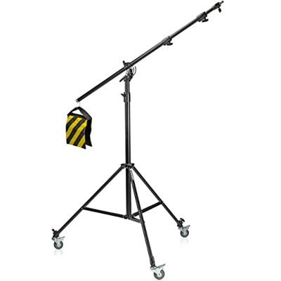 Bresser BR-LB300 Lampstatief met Boomarm en Wielen