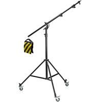 Bresser BR-LB300 Lampstatief met Boomarm en Wielen - thumbnail