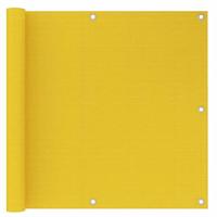 Balkonscherm 90x300 cm HDPE geel - thumbnail