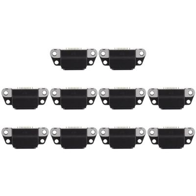 10 stuks opladen Port-Connector voor iPhone 8 Plus / 8(Black)