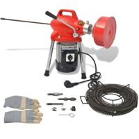 VidaXL Leidingsreinigingsmachine 250 w 12,5mx16mm 4,5mx9,5mm - thumbnail