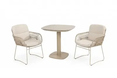 4 Seasons Outdoor diningset murcia latte