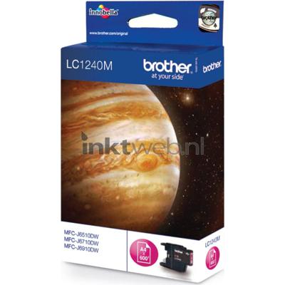 Inktcartridge Brother LC-1240M rood