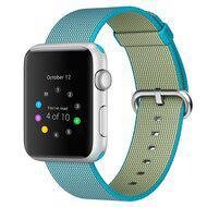 Nylon bandje - Blauw - Geschikt voor Apple Watch 44mm / 45mm / 46mm / 49mm - thumbnail