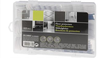 Floor protectors , vloerbeschermers , 122 delig in stevige box