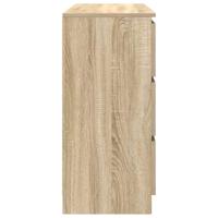 Dressoir 100x35x76 cm bewerkt hout sonoma eikenkleurig - thumbnail
