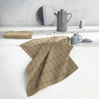 DDDDD DDDDD keukendoek fence 50x55 sand - thumbnail