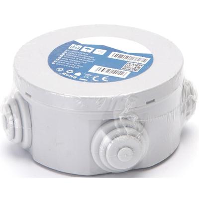 Ronde Lasdoos 80x40mm IP44 Grijs - Kabeldoos Opbouw