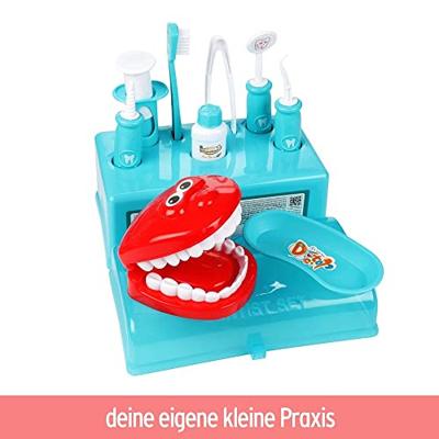 Toi-Toys tandartskoffer met accessoires, 10dlg. - thumbnail
