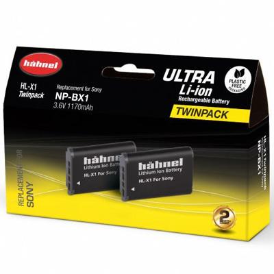Hahnel HL-X1 Ultra - Sony NP-BX1 Twin Pack