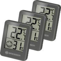 BRESSER ClimaTemp Hygro Indicator Set van 3 Thermo-/Hygrometers (grijs) - thumbnail
