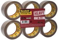 Verpakkingstape scotch secure 50mmx66m bruin 6rol - thumbnail