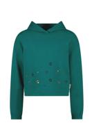 B.Nosy Meisjes sweater - Stella - Storm groen - thumbnail
